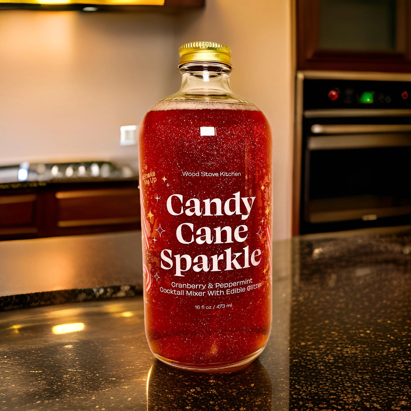 Candy Cane Sparkle Mixer 16 oz