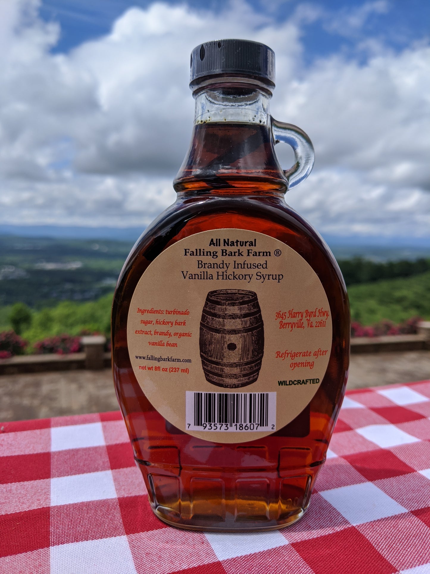 Brandy Infused Vanilla Hickory Syrup