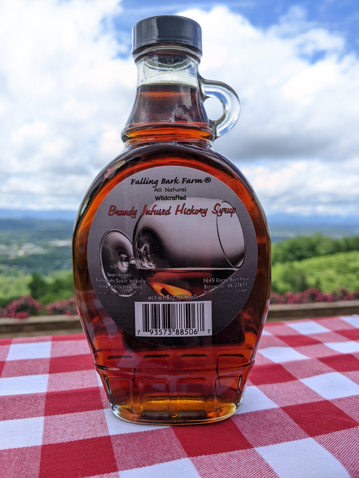 Brandy Infused Hickory Syrup