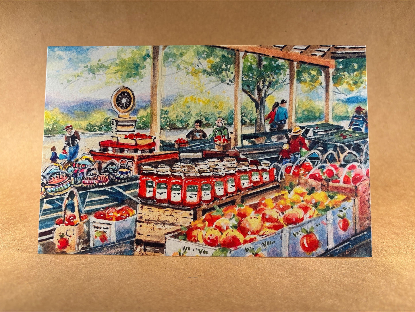 Linda Bethke Watercolor Card