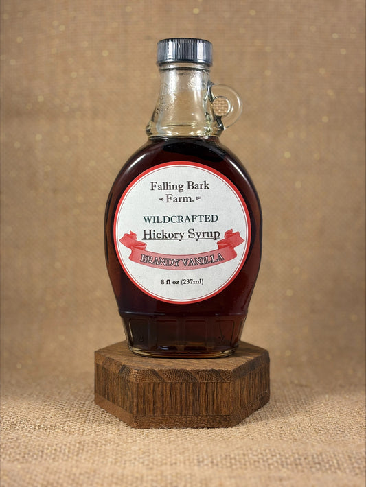 Brandy Infused Vanilla Hickory Syrup
