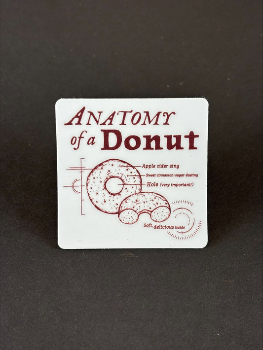 Anatomy of a Donut Sticker