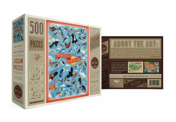 500 piece Birds of America Puzzle
