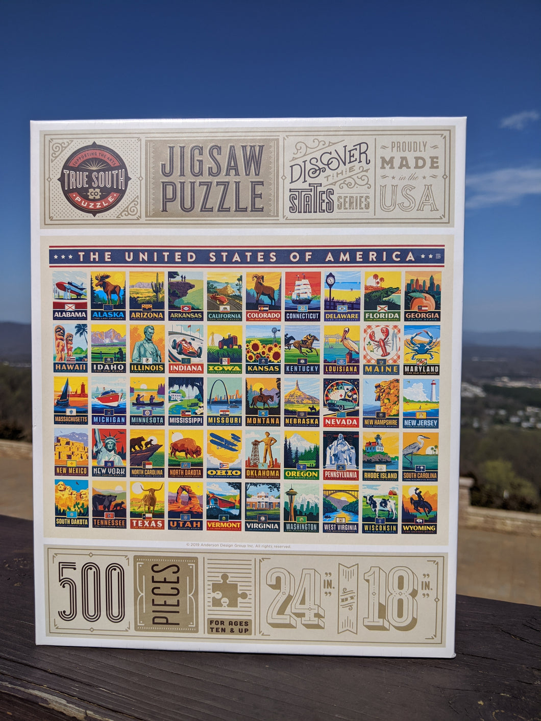 USA States 500 piece Puzzle