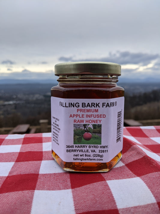 Premium Apple Infused Raw Honey