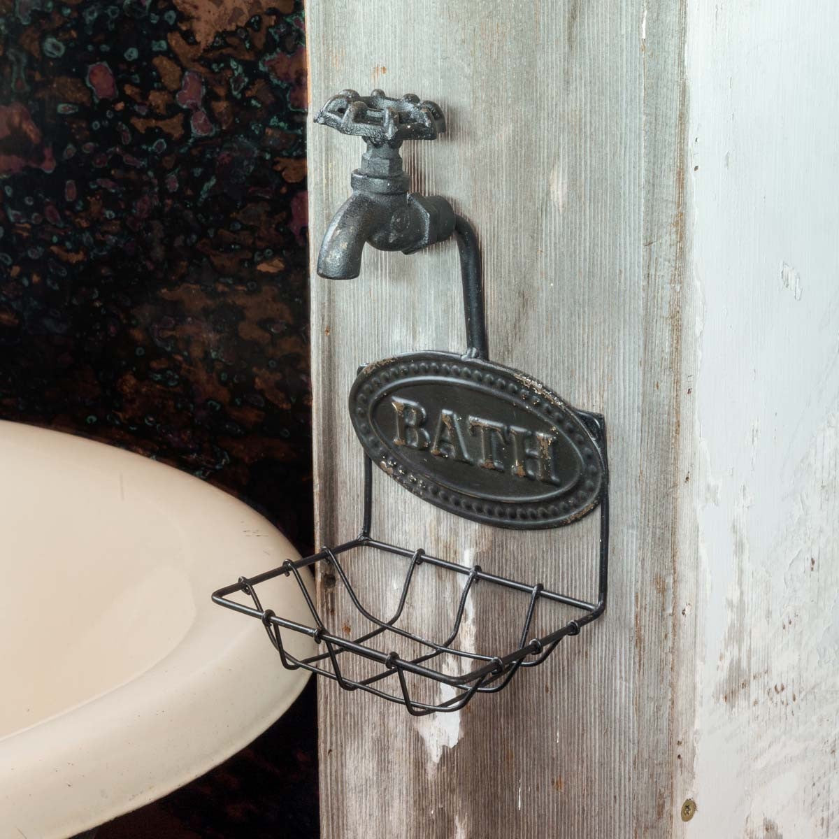 Rustic Farmhouse Bath Soap Holder